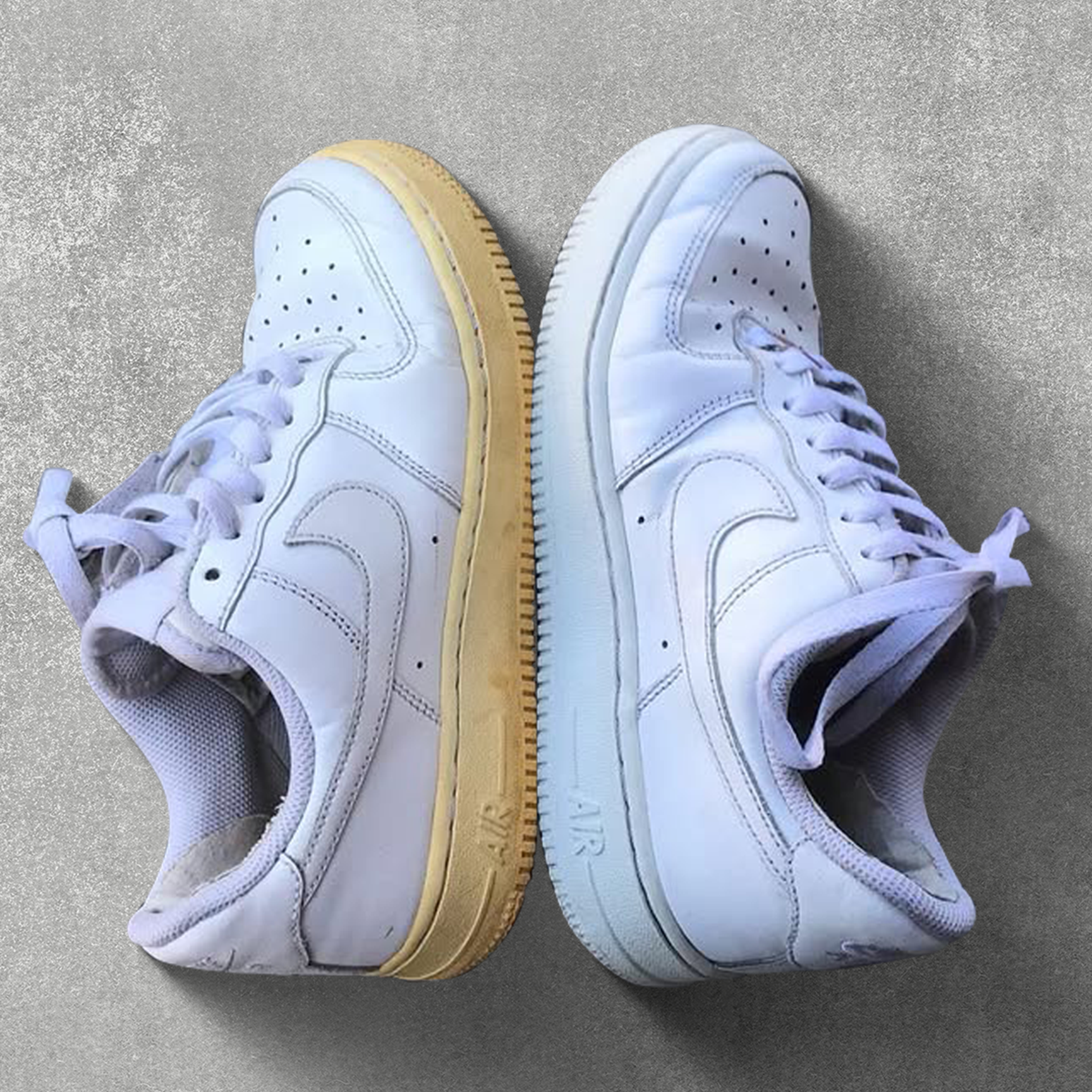 Turning Yellow How To Keep Air Force White Clean Rubber Sole