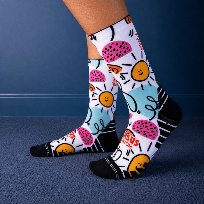 Funky Active Crew Tab Socks