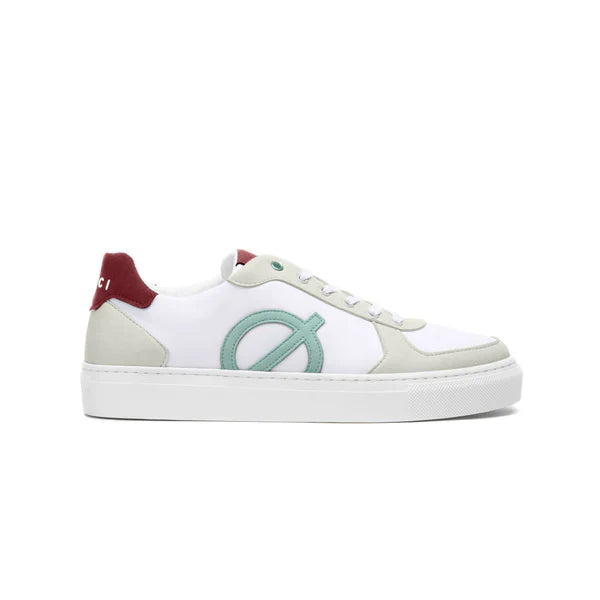 Loci Classic Sneaker White/Maroon/Blue 3