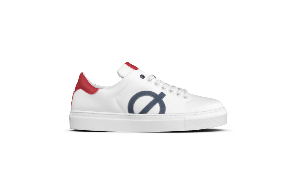 Loci Classic Sneaker White/Red/Navy 3